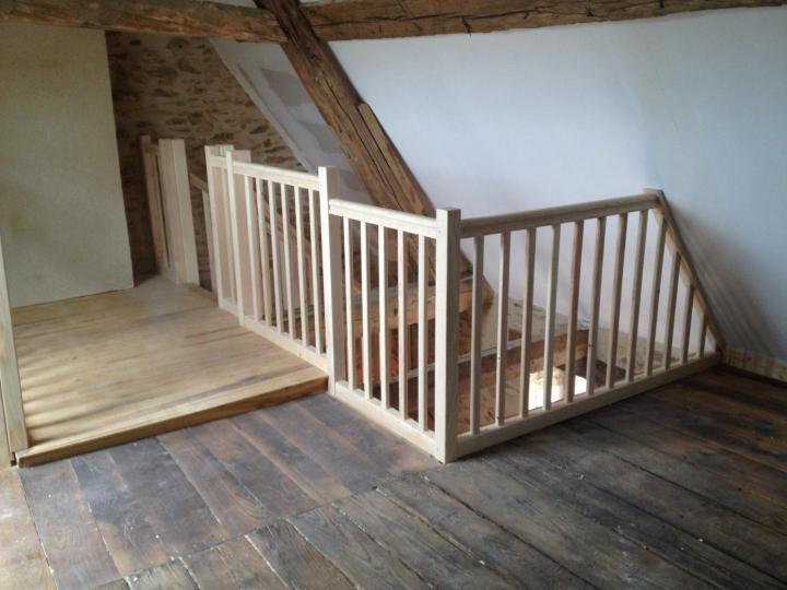 Rampe et escalier en bois Thiviers 